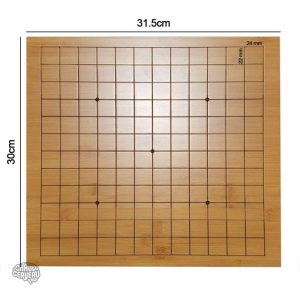 Plateau de Go en bambou, dimensions réversibles 13x13 et 9x9