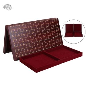 Goban en bois pliable 19x19 avec tiroirs amovibles
