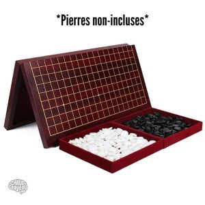 Plateau de Go en bois, design pliable et pratique