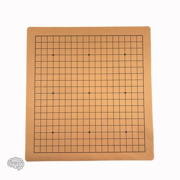 Goban 19x19 en daim, idéal pour les joueurs de Go