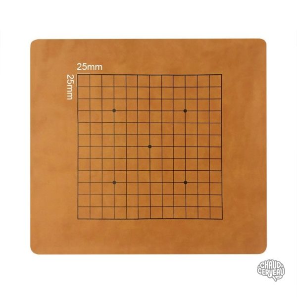 Goban de jeu Smili-Cuire, dimensions 19x19 et 13x13