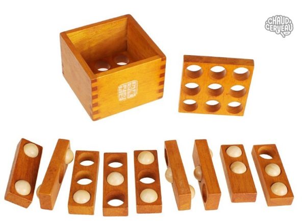 Puzzle en bois sur le thème du golf, idéal pour les passionnés