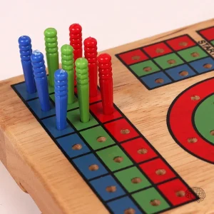 Jeu de Cribbage avec piste en bois, idéal pour les soirées
