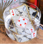 Cartes à jouer transparentes, idéales pour l'extérieur