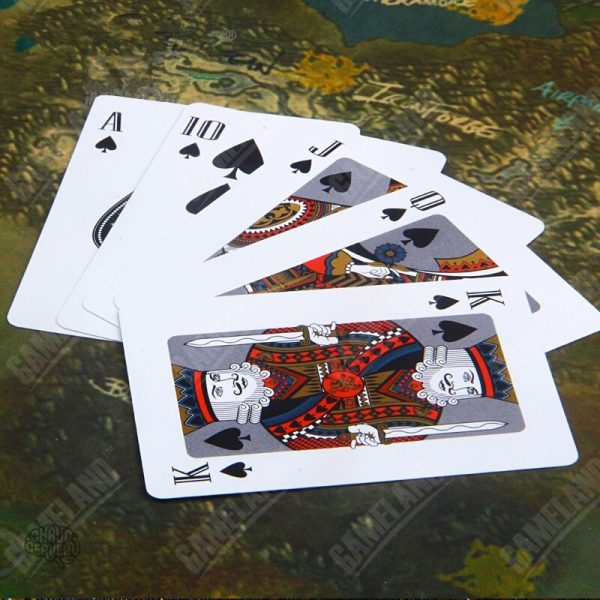 Jeu de cartes sophistiqué, idéal pour les collectionneurs