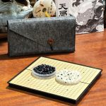 Jeu de Go magnétique de voyage en pochette feutrine