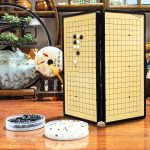Jeu de Go en feutrine, parfait pour les déplacements