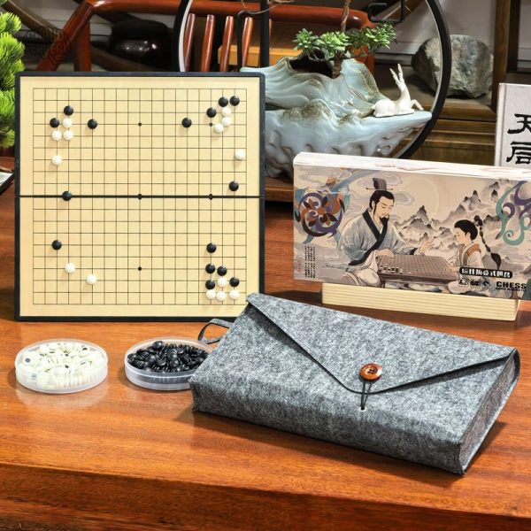 Accessoire de voyage : jeu de Go magnetique portable
