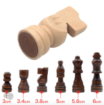 Jeu d'échecs traditionnel en bois, parfait pour les passionnés