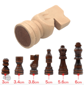 Jeu d'échecs traditionnel en bois, parfait pour les passionnés