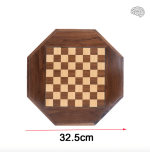 Pions d'échecs en bois massif, artisanat de qualité supérieure