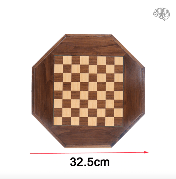 Pions d'échecs en bois massif, artisanat de qualité supérieure