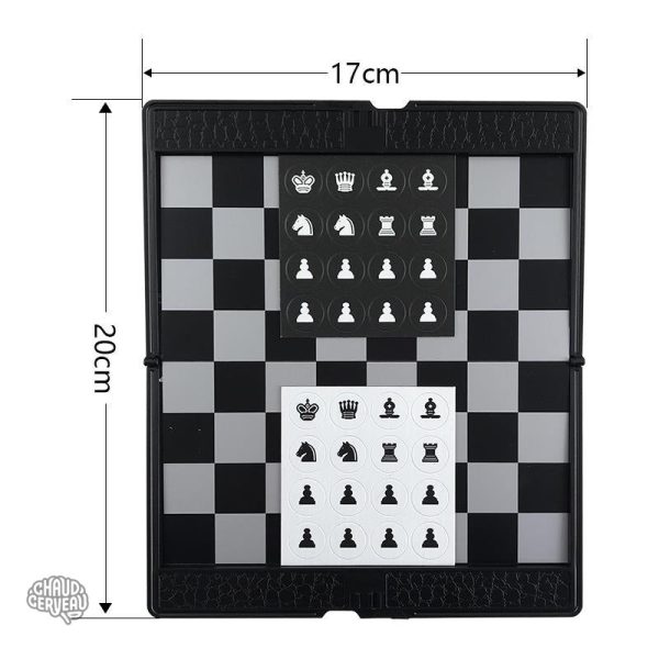 Échecs de poche, amusant pour tous les âges
