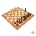Jeu d'échecs magnétique en bois