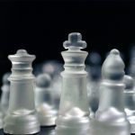 Jeu d'échecs décoratif en verre, pour tous les âges