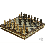 Jeu d'échecs en marbre élégant et raffiné