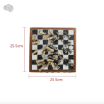 Jeu d'échecs marbre, design classique et intemporel