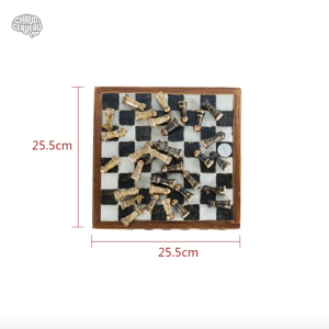 Jeu d'échecs marbre, design classique et intemporel