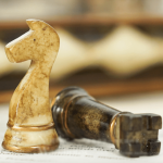 Pièces d'échecs en marbre, finition haut de gamme
