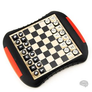 Échiquier classique avec pièces adaptées aux novices