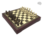 Jeu d'échecs de salon élégant en bois