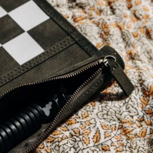 Tapis de jeu en velours pour échecs et dames