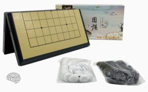Jeu de Go de voyage avec plateau magnétique compact