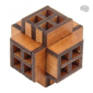 Casse-tête en bois avec design de fenêtre
