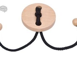 Casse-tête à Corde : Le Cercle et ses fils en bois