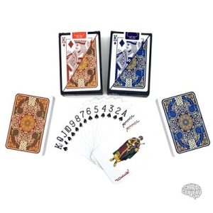 Lot de 2 jeux de cartes classiques de 54 cartes