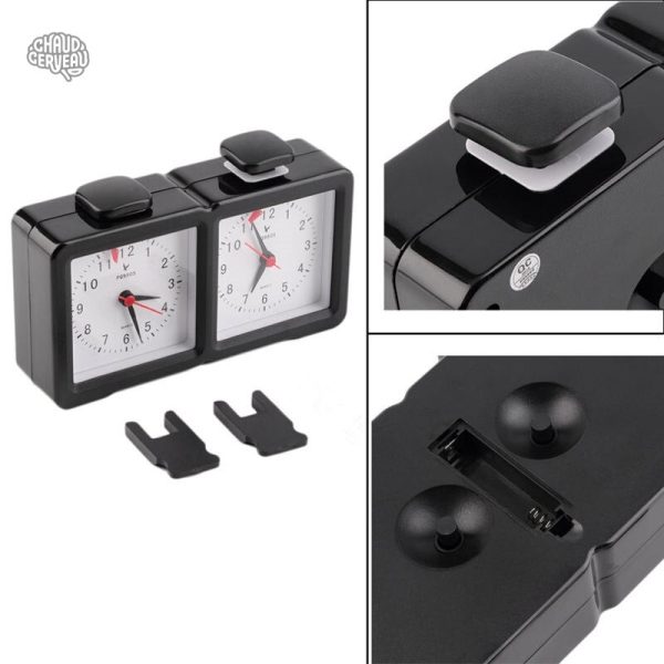 Chronomètre d'échecs design élégant et fonctionnel