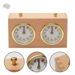 Pendule en bois pour jeux d'échecs