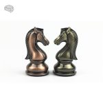 Pièces d'échecs en métal, collection Staunton