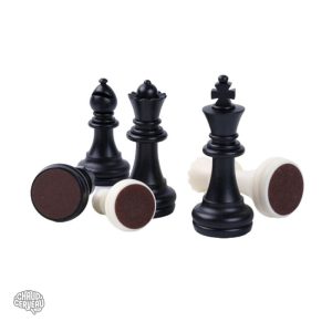 Pièces d'échecs magnétiques en plastique