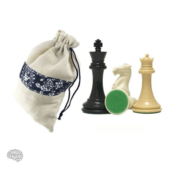 Jeu d'échecs Staunton en matériaux durables