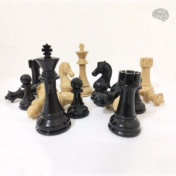 Jeu d'échecs traditionnel avec pièces lestées Staunton