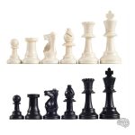 Pièces d'échecs Staunton en plastique