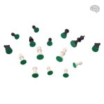 Jeu d'échecs en plastique avec design Staunton