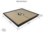 Jeu de Go compact avec surface magnétique pour voyages