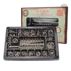Coffret Casse-tête 20 pièces en Métal