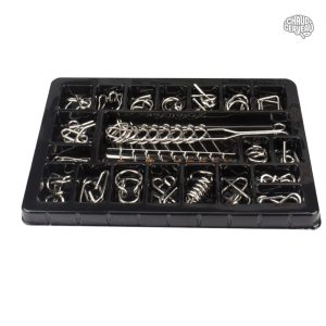 Coffret de Casse-tête en Métal, 20 pièces à assembler