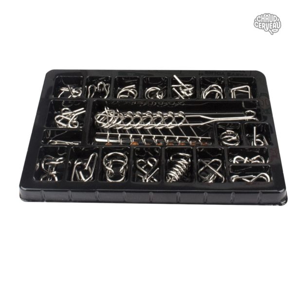Coffret de Casse-tête en Métal, 20 pièces à assembler