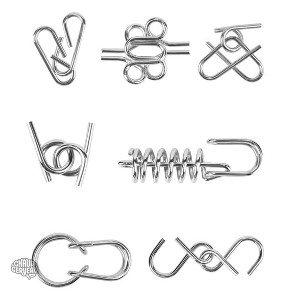 Casse-tête en métal, idéal pour les amateurs de puzzles