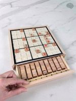 Jeu de Sudoku en bois, divertissement intellectuel