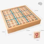 Sudoku, casse-tête en bois pour les amateurs