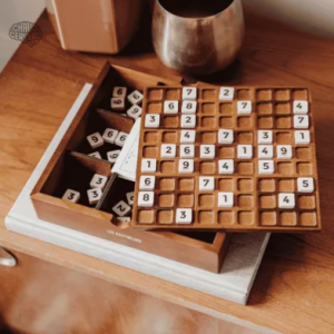Sudoku en bois premium - coffret design