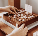 Coffret design de Sudoku en bois haut de gamme