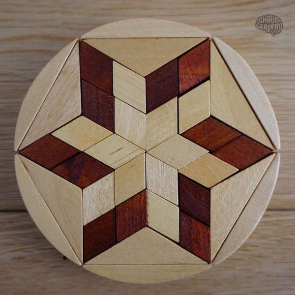 Casse-tête en bois Tangram : défi puzzle créatif