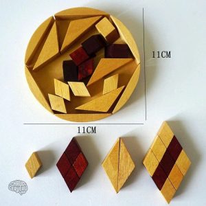Casse-tête Tangram, stimulateur de créativité