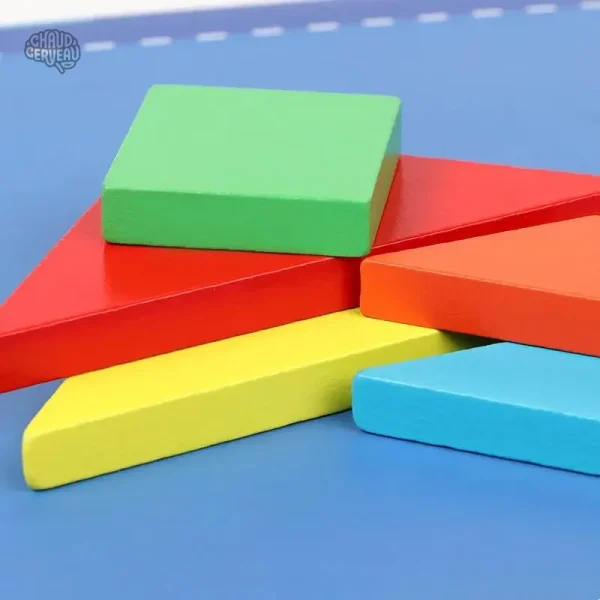 Jeu de tangram magnétique, idéal pour les activités manuelles
